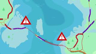 Europaspåret  tågtunnel mellan Landskrona och Köpenhamn [upl. by Ailina]