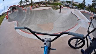 Riding BMX at Unreal California Skateparks [upl. by Kancler]