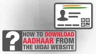 How to download Aadhaar from the UIDAI website [upl. by Burgess]