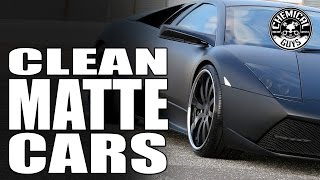 How To Clean And Detail Matte Cars  Chemical Guys Car Care [upl. by Riddle]