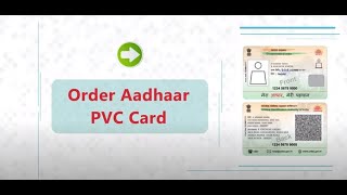 How to order Aadhaar PVC card from UIDAI website [upl. by Eirak]