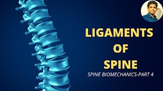 LIGAMENTS OF SPINE  SPINE BIOMECHANICS Part 4 [upl. by Illac]