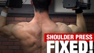 Overhead Shoulder Press 3 MISTAKES [upl. by Meeharb]