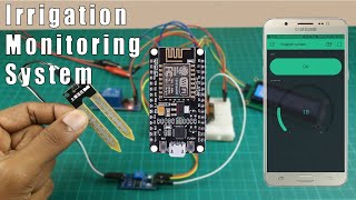 IRRIGATION MONITORING SYSTEM  How to make an IRRIGATION MONITORING SYSTEM using Nodemcu and Blynk [upl. by Zipporah87]