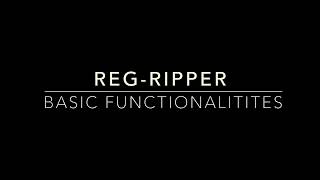 RegRipper  Basic functionalities [upl. by Couq]