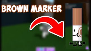 How to Get The “Brown Marker”  ROBLOX FIND THE MARKERS [upl. by Eugenie]