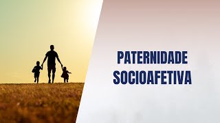 Paternidade socioafetiva [upl. by Attenrad]