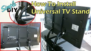 How To Install Universal TV Stand [upl. by Zul]