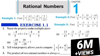 Chapter 1 Rational Numbers  Exercise 11  Class 8 Maths  RBSE CBSE NCERT [upl. by Sherar]