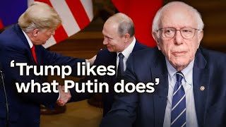 Bernie Sanders on Trump’s alignment with Russia [upl. by Halladba]