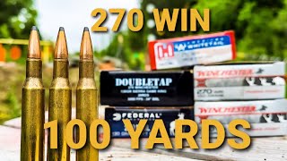 270 Win  100 Yard AMMO TEST [upl. by Hudis]