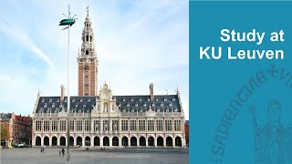 Study at KU Leuven presentation  Info about Europes most innovative university [upl. by Airdnas]