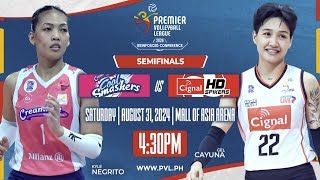 CREAMLINE vs CIGNAL  Full Match  Semifinals  2024 PVL Reinforced Conference [upl. by Annoeik]