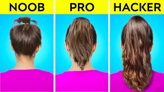 SHORT VS LONG HAIR PROBLEMS AND HACKS TO OVERCOME FAILS  Funny Situations And Tips By 123 GO GOLD [upl. by Ayocat]