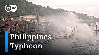 Philippines hit by Typhoon Vongfong  DW News [upl. by Philender]