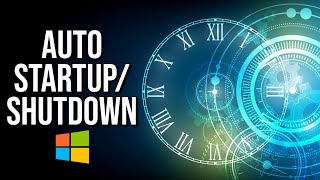 How to Schedule Windows 10 Shutdown and Startup [upl. by Latsyrhc]