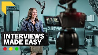 How to Shoot Cinematic Interviews  10 Easy Steps [upl. by Nnalatsyrc]