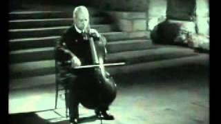 Pau Casals Bach Cello Solo Nr1 BWV 1007 81954 [upl. by Sturdivant]