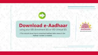 Protect Your Aadhaar Privacy Download Masked Aadhaar with Enrolment ID or VID [upl. by Dahs]