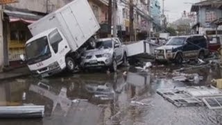 Philippines super typhoon Haiyan Rescue efforts begin [upl. by Strohbehn970]