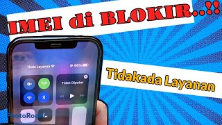 Cara mengatasi tidak ada layanan pada iphone IMEI di blokir [upl. by Earahs]