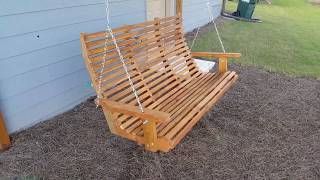 How to hang a porch swing [upl. by Dorri]