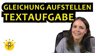 TEXTAUFGABE Alter berechnen – Gleichung aufstellen aus Text [upl. by Nancey986]