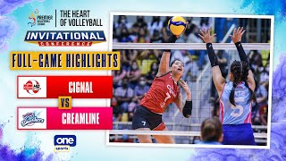 Cignal vs Creamline highlights  2022 PVL Invitational Conference  July 21 2022 [upl. by Tnomad181]