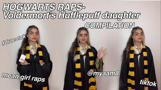 HOGWARTS RAPS COMPILATION Voldermort’s Hufflepuff Daughter [upl. by Arondell]