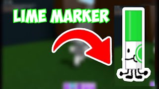 How to Get The “Lime Marker”  ROBLOX FIND THE MARKERS [upl. by Arahd]