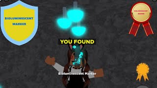 How to Find Bioluminescent Marker   Bioluminescent MARKER   Roblox Find the Markers   NEW [upl. by Annadiane]