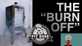 quotTHE BURN OFFquot Pit Boss Pro Series 4 Vertical Wood Pellet Smoker pitboss [upl. by Sharona]