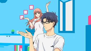 that one anime opening with cute hand movements  wotaku koi wa muzukashii op [upl. by Areid520]