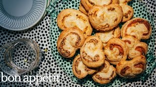 Savory Palmiers  Bon Appetit [upl. by Anaela]