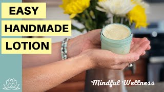 BEST Moisturizer DIY Lotion Recipe Natural Ingredients  Natural Minimalist  Mindful Wellness [upl. by Davie]