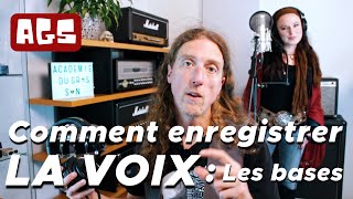 Comment enregistrer la voix  les bases [upl. by Jard]