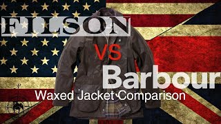 Barbour Vs Filson Waxed Jackets [upl. by Bess]