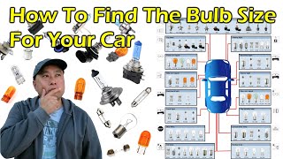 How To Find The Bulb Size For Your Car [upl. by Terej]