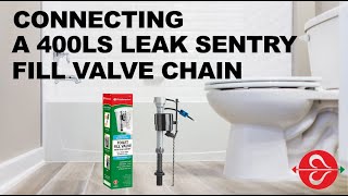 How to Connect the Fluidmaster Leak Sentry® Fill Valve Chain [upl. by Rafferty]