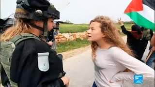 Who is Ahed Tamimi the Palestinian teen charged for slapping and kicking an Israeli soldier [upl. by Poucher562]