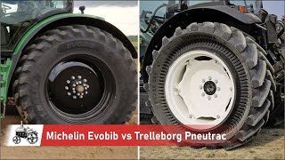 Michelin Evobib vs Trelleborg PneuTrac [upl. by Weide]