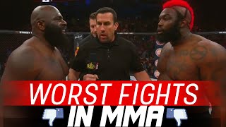 The Worst Fights In MMA [upl. by Nelak]