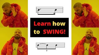 How to swing rhythms  Jazz Swing Feel Explained [upl. by Girard]