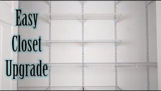 How To Install Closetmaid Shelftrack [upl. by Apul]