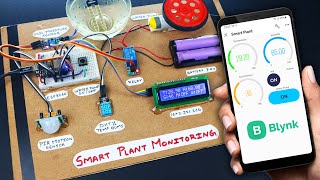 New Blynk IOT Smart Plant Monitoring System [upl. by Laise]