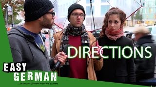 Asking for directions in German  Easy German 164 [upl. by Nordek]