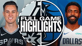 SPURS at MAVERICKS  FULL GAME HIGHLIGHTS  November 16 2024 [upl. by Roley]