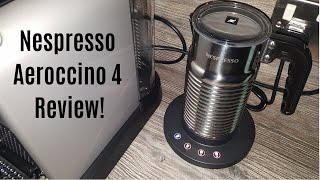 Nespresso Aeroccino 4 Milk Frother Review  Worth upgrading from the Aeroccino 3 [upl. by Voccola947]