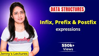 34 Infix Prefix and Postfix expressions  Data Structures Tutorials [upl. by Nika]