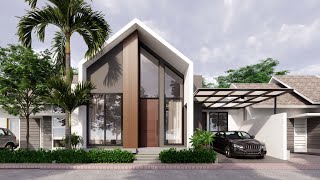 Sketchup House Design 16 11x9 meter Enscape 30 Realtime Rendering [upl. by Avek]